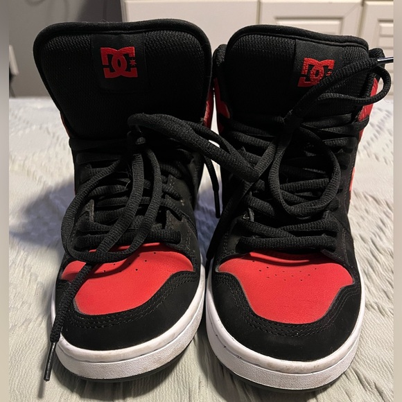 DC Shoes Red and Black Sneakers - Picture 5 of 5